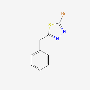 molecular formula C9H7BrN2S B1374064 2-ベンジル-5-ブロモ-1,3,4-チアゾール CAS No. 412923-43-4