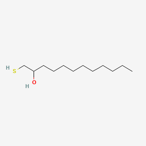 molecular formula C12H26OS B13740646 1-Mercaptododecan-2-ol CAS No. 20611-11-4