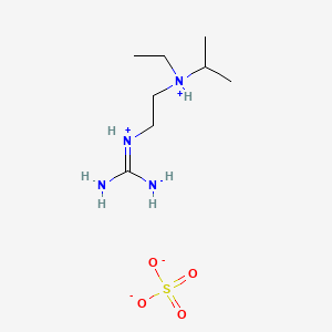 1-(2-(Ethylisopropylamino)ethyl)guanidine sulfate hydrate