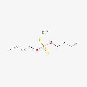 molecular formula C8H18O2PS2Zn+ B13740698 zinc;dibutoxy-sulfanylidene-sulfido-λ5-phosphane 