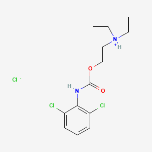 2-(Diethylamino)ethyl 2,6-dichlorocarbanilate hydrochloride