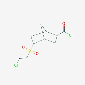 5-((2-Chloroethyl)sulphonyl)bicyclo(2.2.1)heptane-2-carbonyl chloride