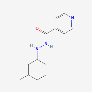 molecular formula C13H19N3O B13740748 N'-(3-methylcyclohexyl)pyridine-4-carbohydrazide CAS No. 15885-72-0