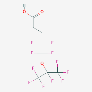 4,4,5,5-Tetrafluoro-5-[(1,1,1,2,3,3,3-heptafluoropropan-2-yl)oxy]pentanoic acid