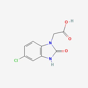 1H-Benzimidazole-1-aceticacid, 5-chloro-2,3-dihydro-2-oxo-