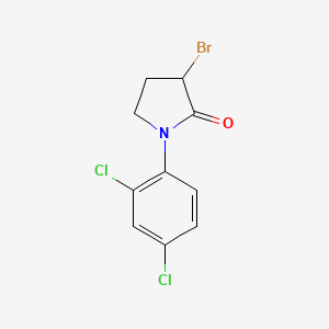 3-Bromo-1-(2,4-dichlorophenyl)pyrrolidin-2-one