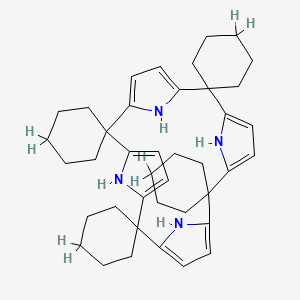 Tetrakis(spirocyclohexane)calix(4)pyrrole