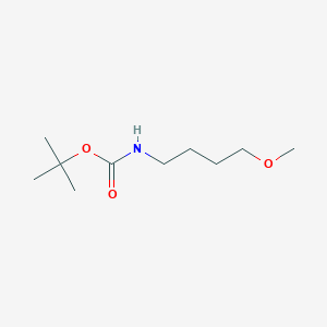 molecular formula C10H21NO3 B1374093 tert-butyl N-(4-methoxybutyl)carbamate CAS No. 1803589-07-2