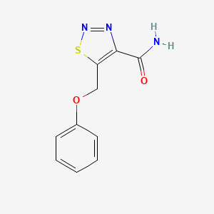 5-(Phenoxymethyl)thiadiazole-4-carboxamide