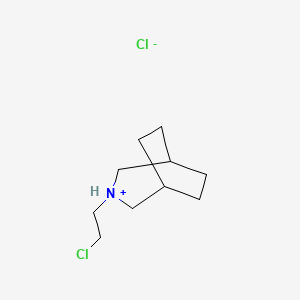 3-(2-Chloroethyl)-3-azoniabicyclo(3.2.2)nonane chloride