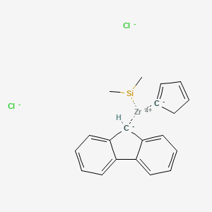 molecular formula C20H20Cl2SiZr B13740979 CID 161047951 