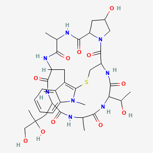 molecular formula C36H50N8O11S B13741015 N-Methylphalloidin CAS No. 35167-13-6