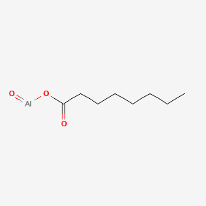 molecular formula C8H15AlO3 B13741023 (Octanoato-O)oxoaluminium CAS No. 15796-28-8