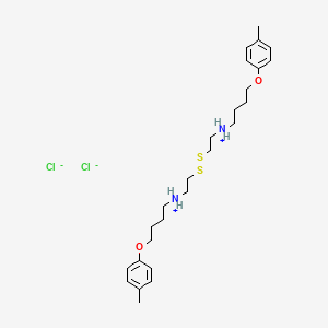 N,N'-Dithiodiethylenebis(p-tolyloxybutylamine) dihydrochloride