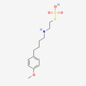 1-Methoxy-4-[4-(2-sulfosulfanylethylamino)butyl]benzene