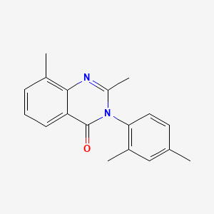 4(3H)-Quinazolinone, 3-(2,4-dimethylphenyl)-2,8-dimethyl-