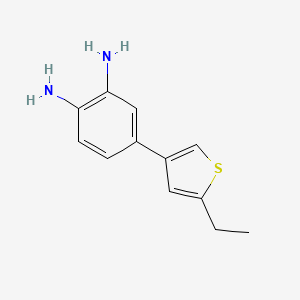 4-(5-Ethylthiophen-3-yl)benzene-1,2-diamine