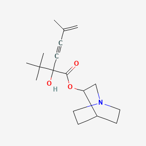 1-azabicyclo[2.2.2]octan-3-yl 2-tert-butyl-2-hydroxy-5-methylhex-5-en-3-ynoate