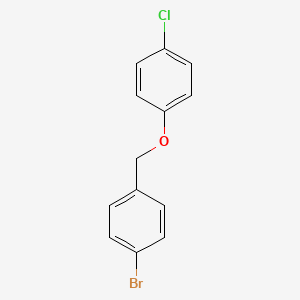 molecular formula C13H10BrClO B1374109 1-Bromo-4-(4-chlorophenoxymethyl)benzene CAS No. 884162-71-4