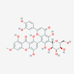 molecular formula C35H28O17 B137411 龙胆苦甙 CAS No. 155740-03-7