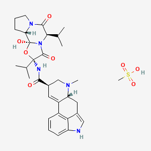 molecular formula C32H43N5O8S B13741101 Ergocornine mesylate CAS No. 2207-69-4