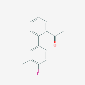 2'-Acetyl-4-fluoro-3-methylbiphenyl