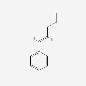 molecular formula C11H12 B13741112 ((E)-Penta-1,4-dienyl)-benzene 