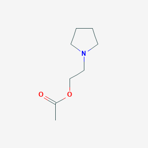 1-Pyrrolidineethanol, acetate (ester)