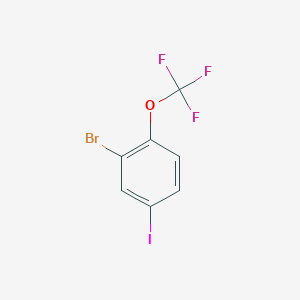 molecular formula C7H3BrF3IO B1374119 2-Bromo-4-iodo-1-(trifluoromethoxy)benzene CAS No. 1049731-04-5