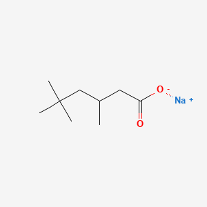 molecular formula C9H17NaO2 B13741209 Sodium 3,5,5-trimethylhexanoate CAS No. 2650-30-8