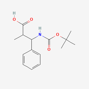 3-{[(Tert-butoxy)carbonyl]amino}-2-methyl-3-phenylpropanoic acid