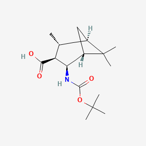 (1R,2R,3S,4R,5R)-2-tert-Butoxy-carbonylamino-4,6,6-trimethylbi-cyclo[3.1.1]heptane-3-carboxylic acid