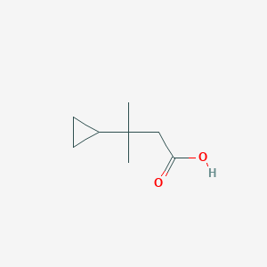 3-Cyclopropyl-3-methylbutanoic acid