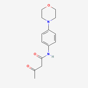 molecular formula C14H18N2O3 B13741313 4'-Morpholinoacetoacetanilide CAS No. 4433-80-1