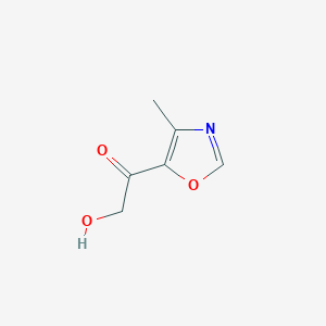 molecular formula C6H7NO3 B13741314 2-Hydroxy-1-(4-methyl-1,3-oxazol-5-yl)ethan-1-one CAS No. 101708-09-2