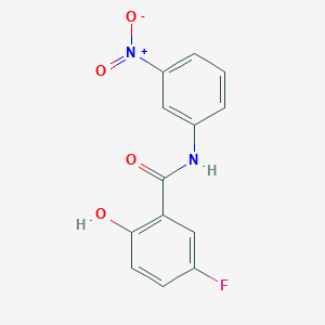 5-Fluoro-2-hydroxy-n-(3-nitrophenyl)benzamide