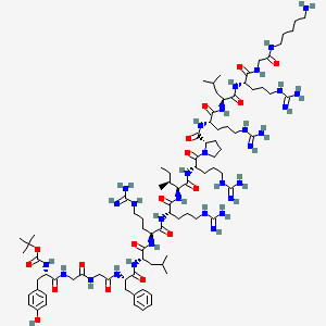 molecular formula C87H149N31O17 B13741336 Boc-dakli 