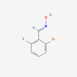 molecular formula C7H5BrFNO B1374134 2-溴-6-氟苯甲醛肟 CAS No. 1309606-36-7