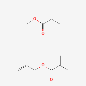 molecular formula C12H18O4 B13741388 Methyl 2-methylprop-2-enoate;prop-2-enyl 2-methylprop-2-enoate CAS No. 26715-19-5