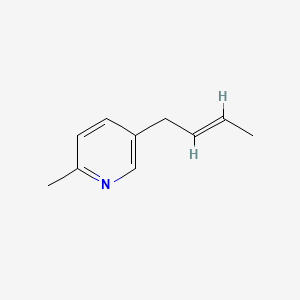 (E)-5-(But-2-enyl)-2-methylpyridine