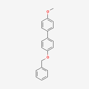 molecular formula C20H18O2 B1374140 1-(Benzyloxy)-4-(4-methoxyphenyl)benzene CAS No. 948878-17-9