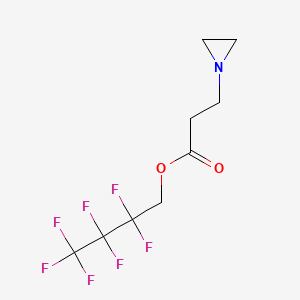 1-Aziridinepropionic acid, 2,2,3,3,4,4,4-heptafluorobutyl ester