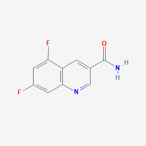 5,7-Difluoroquinoline-3-carboxamide