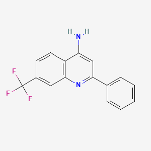 2-Phenyl-7-(trifluoromethyl)quinolin-4-amine