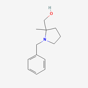molecular formula C13H19NO B1374148 (1-Benzyl-2-methylpyrrolidin-2-yl)methanol CAS No. 1354961-09-3