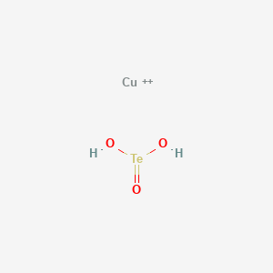 molecular formula CuH2O3Te+2 B13741487 Copper tellurite CAS No. 13812-58-3