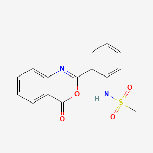 N-(2-(4-Oxo-4H-3,1-benzoxazin-2-yl)phenyl)methanesulphonamide