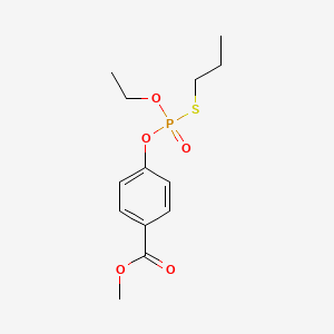 4-((Ethoxy(propylthio)phosphinyl)oxy)benzoic acid methyl ester