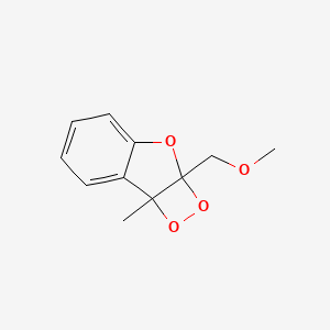 2a,7b-Dihydro-2a-(methoxymethyl)-7b-methyl-1,2-dioxeto(3,4-b)benzofuran