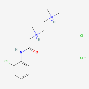 o-Chloro-2-(methyl(2-(dimethylamino)ethyl)amino)acetanilide dihydrochloride